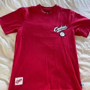 Cookies Men's Red Short Sleeve Tee